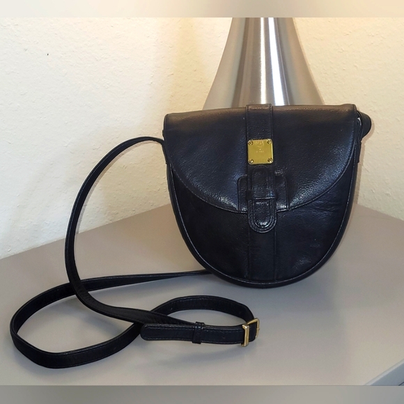 MCM Handbags - MCM vintage leather saddle bag